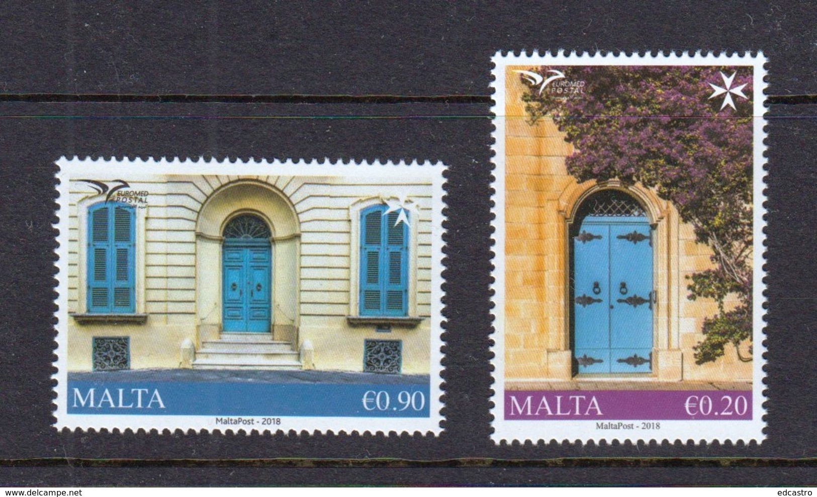 13.- MALTA 2018 EUROMED HOUSES OF THE MEDITERRANEAN - Emisiones Comunes