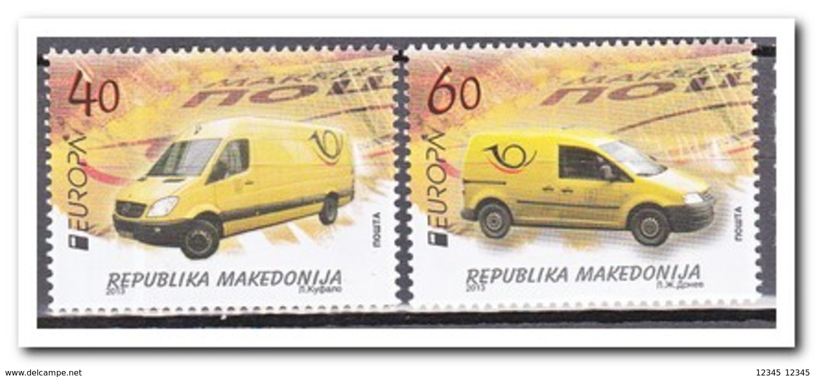 Macedonië 2013, Postfris MNH, Transport, Europe - Noord-Macedonië