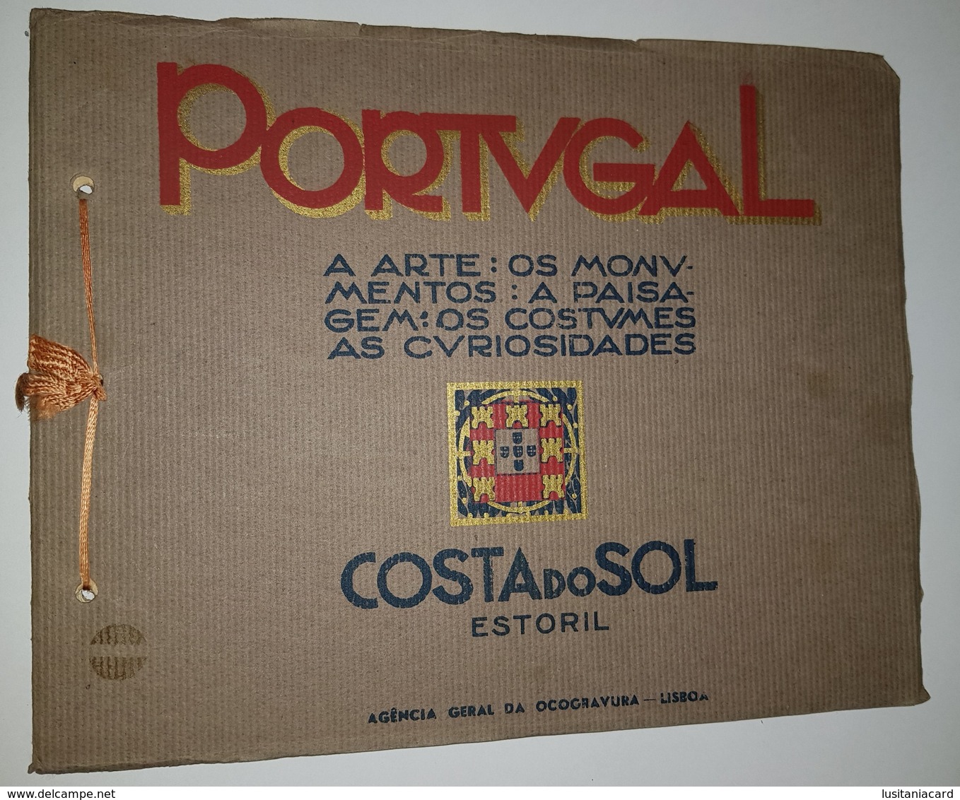 ESTORIL-  - MONOGRAFIAS - «Costa Do Sol - Estoril» ( Ed.Agencia Geral Da Ocogravura ) - Libros Antiguos Y De Colección