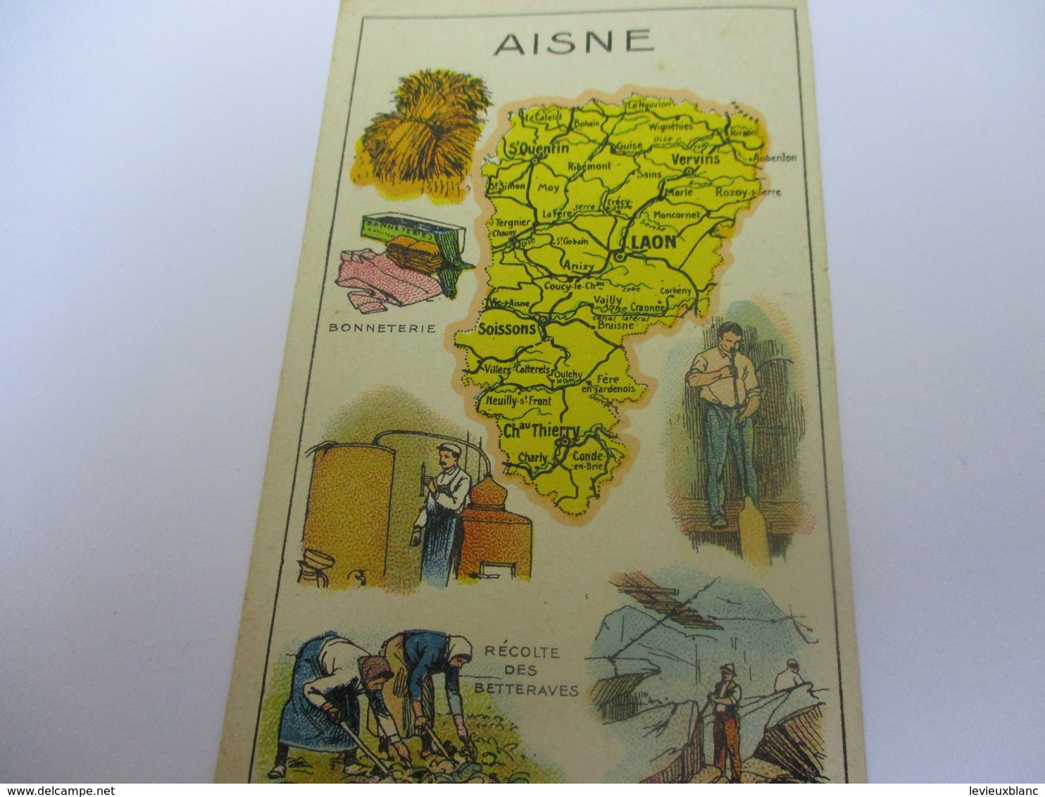 Image/Pharmacie/Pastilles SALMON/3 Images De Départements Français/AIN/ AISNE/Basses PYRENEES/Vers 1930-1950    IMA518 - Autres & Non Classés