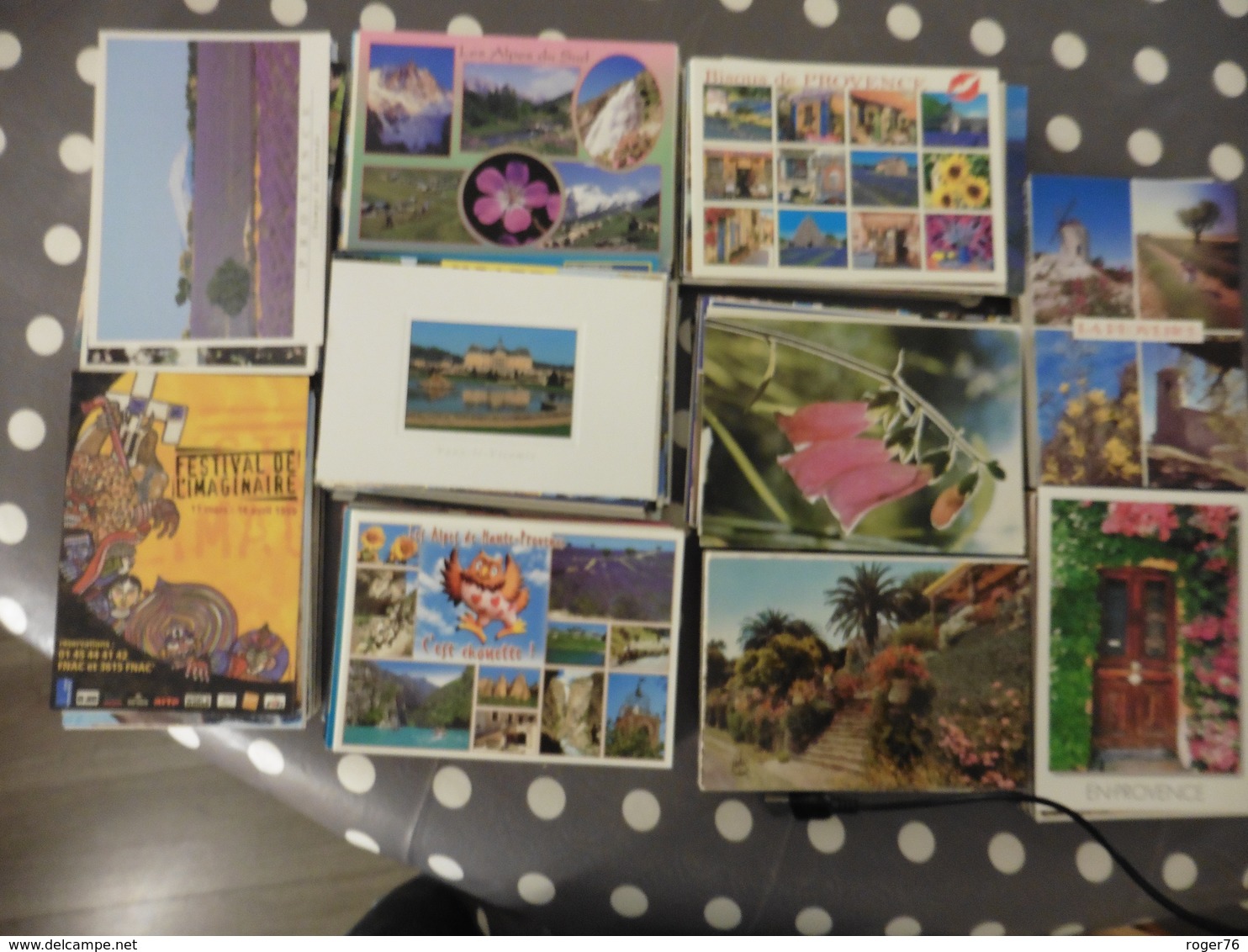 LOT  DE 600 CARTES POSTALES VIERGES - 500 CP Min.