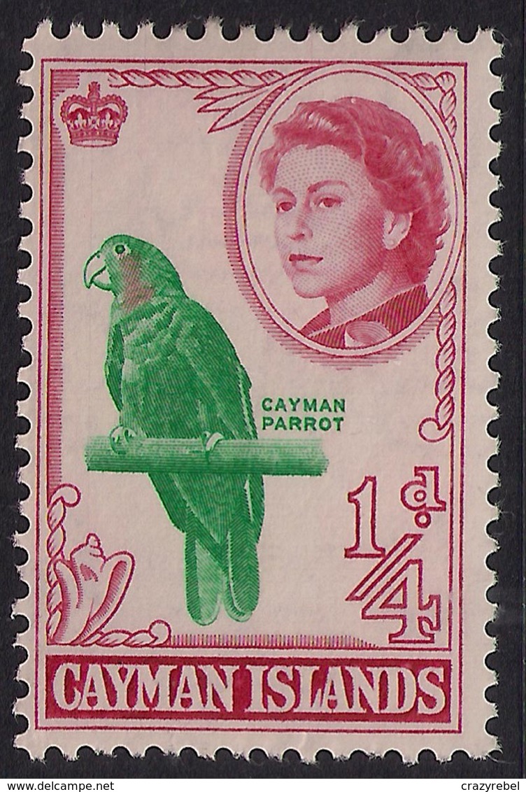 Cayman Islands 1962 - 64 QE2 1/2d Cayman Parrot MM SG 165 ( K1414 ) - Cayman Islands