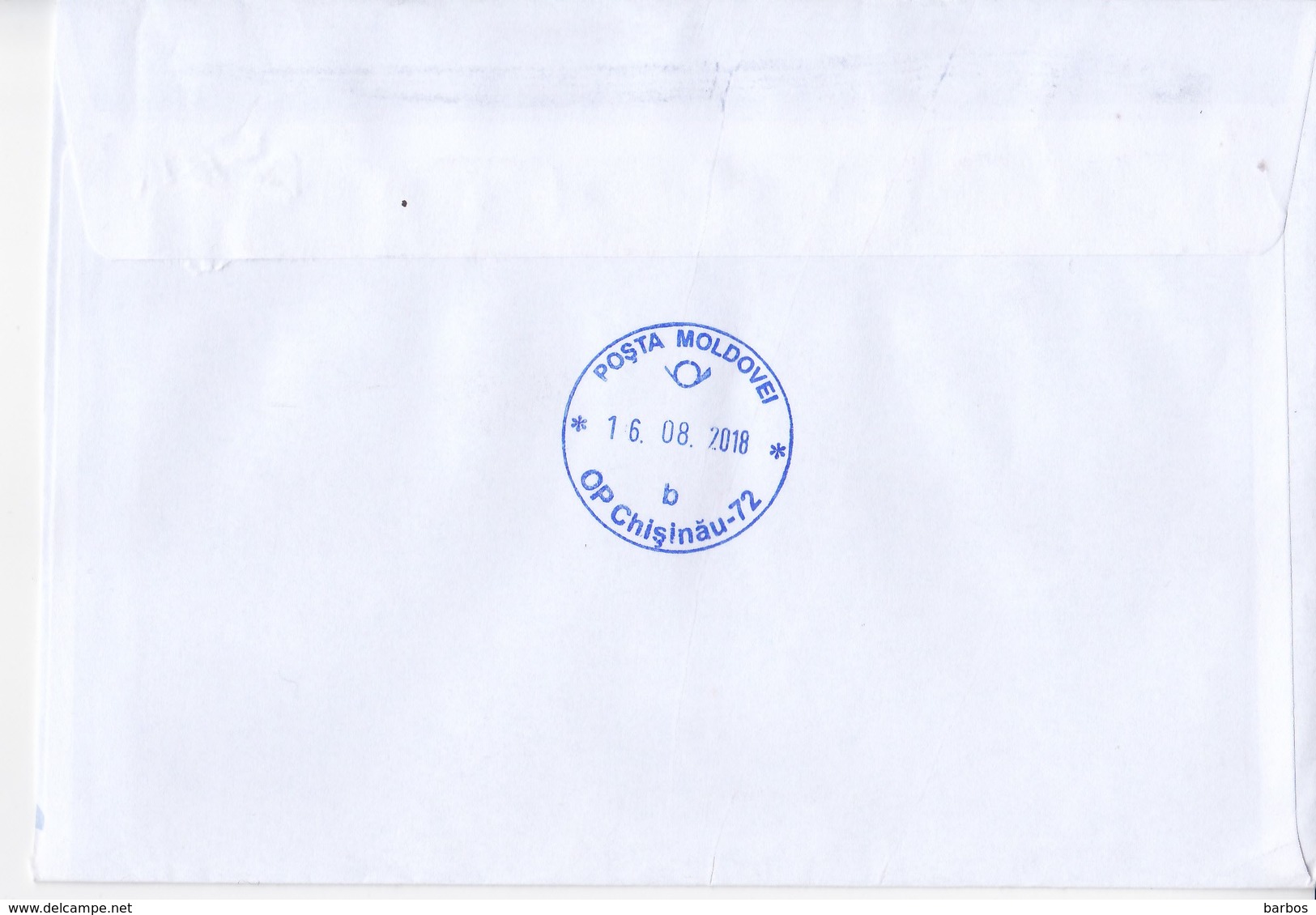 Tcheque , Czech  Republic To Moldova , 2018 ,  Used Recomanded Cover - Covers & Documents