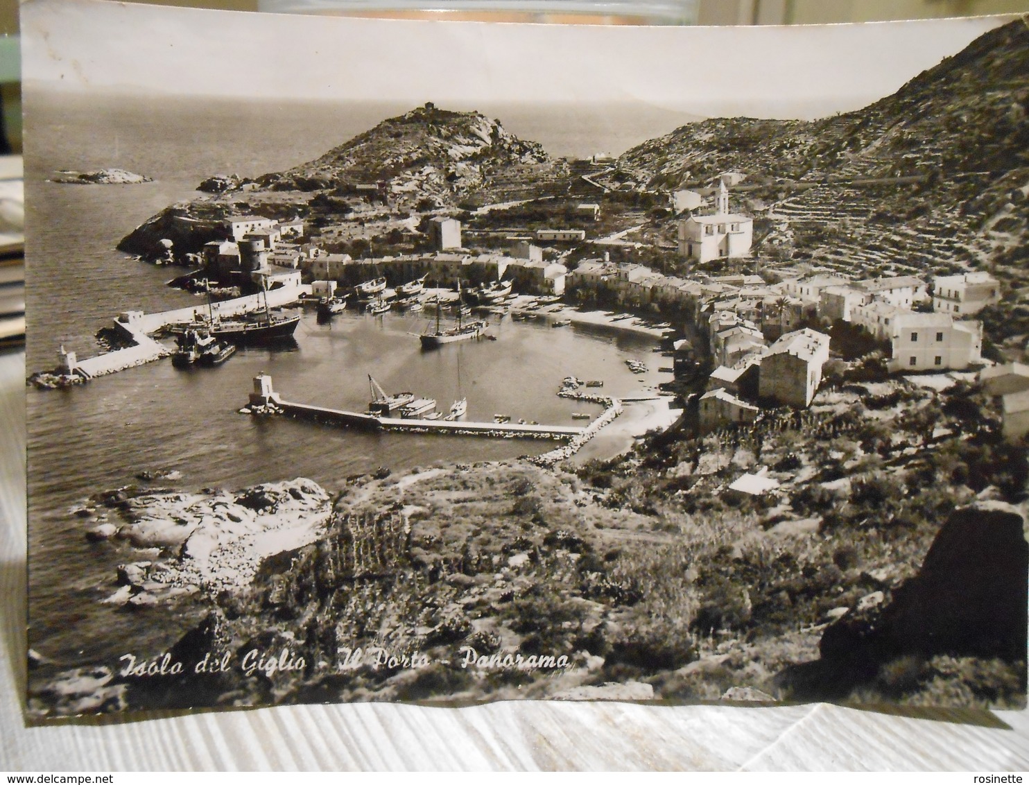 ITALIE/ TOSCANA/ - Isola Del Giglio - Porto- Panorama (voyagée 1959) - Grosseto