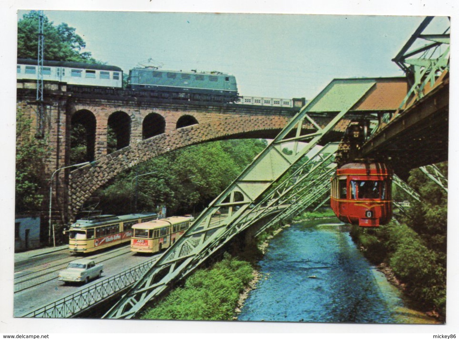 WUPPERTAL -- Train , Autocars , Voiture - Wuppertal