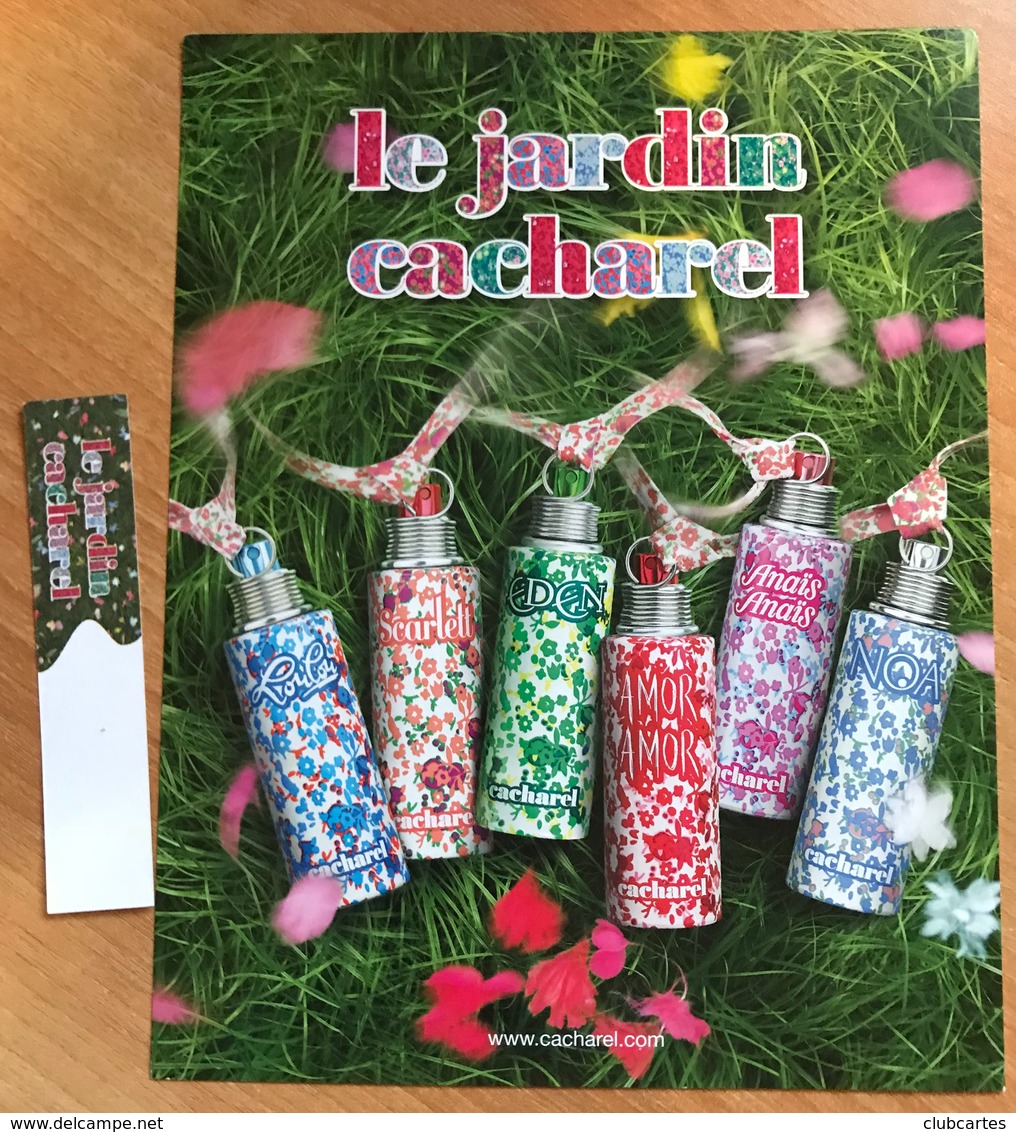 CC Carte 'CACHAREL' 'AMOR AMOR' 'LE JARDIN CACHAREL' Perfume Card 1 EX.! - Modernes (à Partir De 1961)