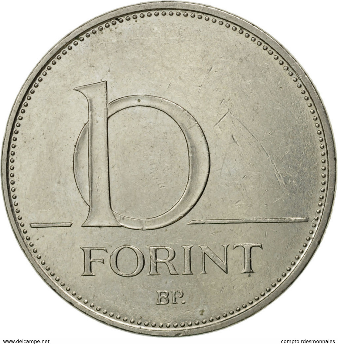 Monnaie, Hongrie, 10 Forint, 2007, TTB, Copper-nickel, KM:695 - Hongrie