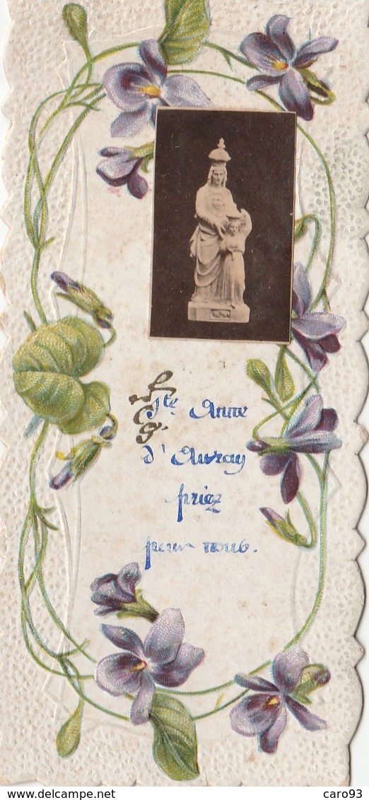 Image Religieuse Ste Anne D'Auray Priez Pour Nous (papier Gauffré) - Images Religieuses