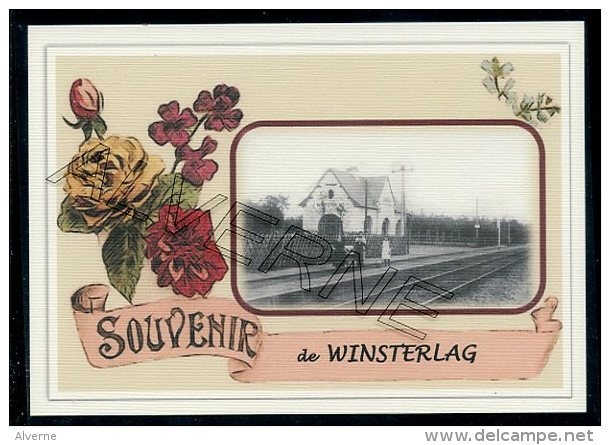 WINSTERLAG    ...... Gare 2 Cartes Souvenirs  Creation Moderne Série Limitée CPM - Genk