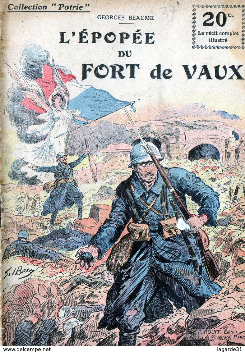 Collection "Patrie". Rouff. Guerre 1914-1918. N° 37 L'épopée Du Fort De Vaux ( 20 C) - Guerre 1914-18