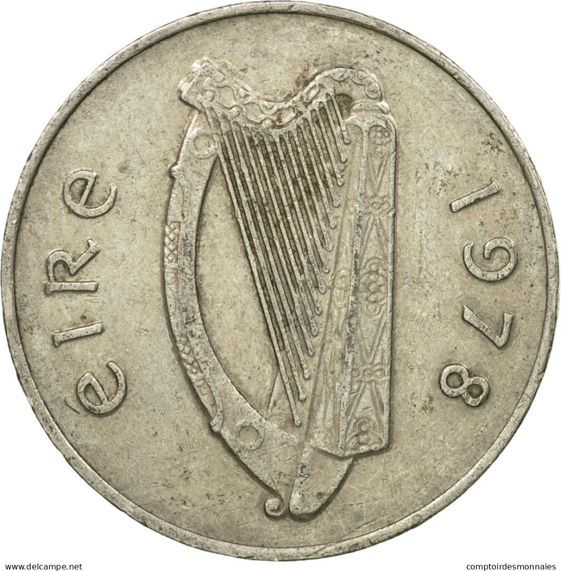 Monnaie, IRELAND REPUBLIC, 10 Pence, 1978, TB+, Copper-nickel, KM:23 - Irlande