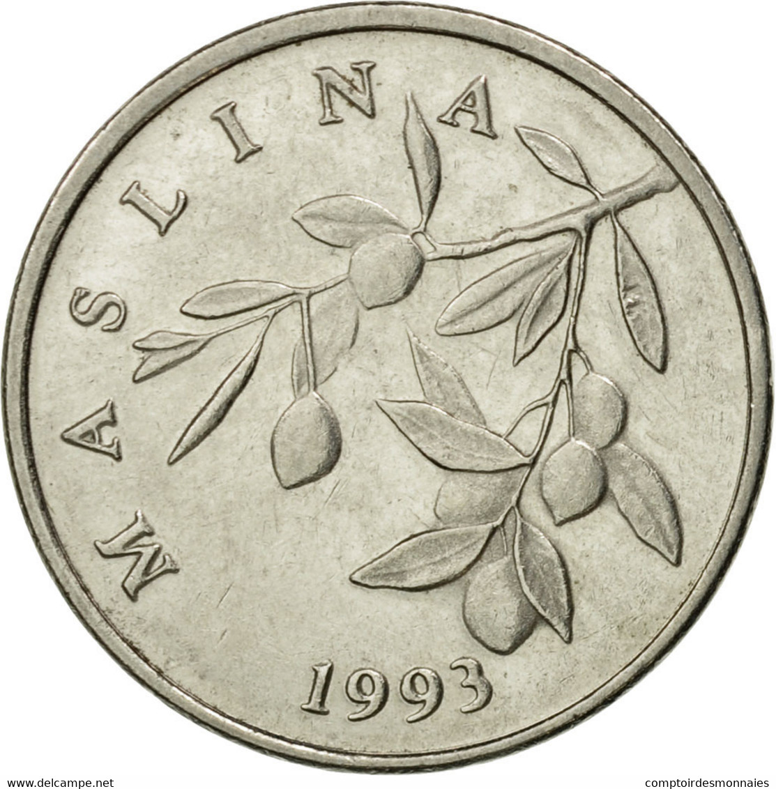 Monnaie, Croatie, 20 Lipa, 1993, TTB, Nickel Plated Steel, KM:7 - Croacia