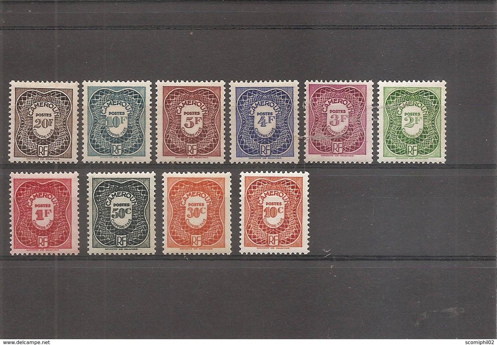 Cameroun ( Taxes 25/34 X -MH) - Neufs