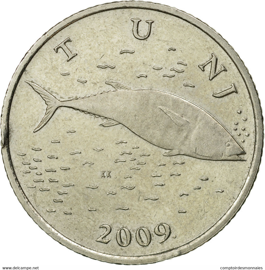 Monnaie, Croatie, 2 Kune, 2009, TTB, Copper-Nickel-Zinc, KM:10 - Croatie