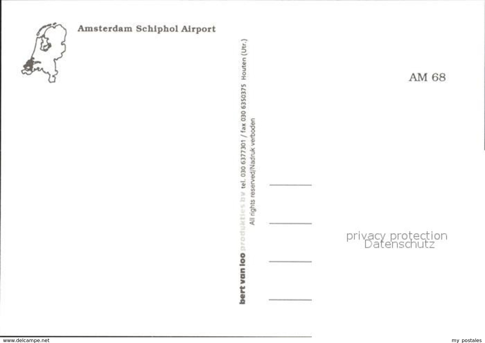 72270122 Flughafen Airport Aeroporto Amsterdam Schiphol Flugzeuge KLM SAS  Flugh - Other & Unclassified