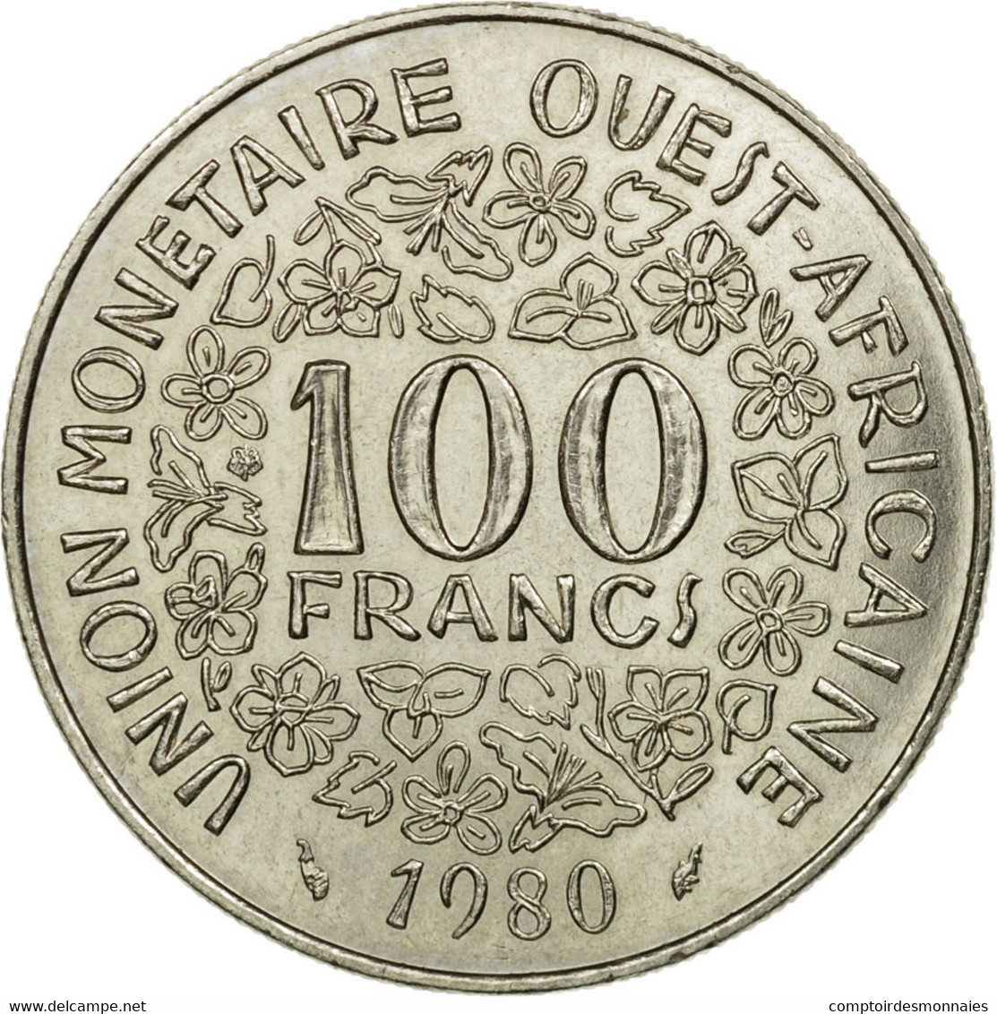 Monnaie, West African States, 100 Francs, 1980, Paris, TTB, Nickel, KM:4 - Ivoorkust