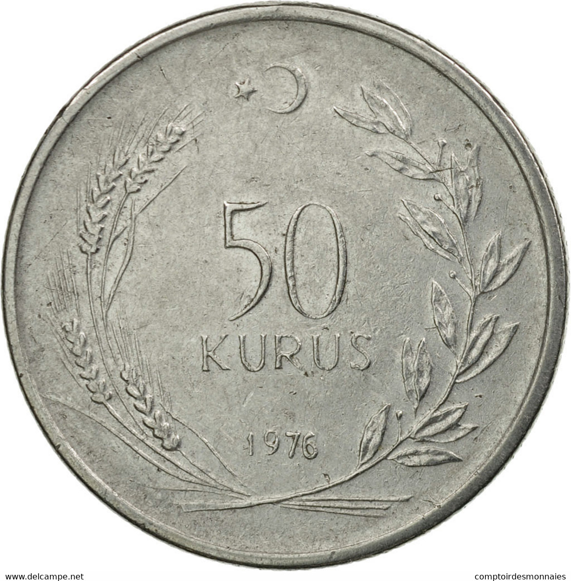 Monnaie, Turquie, 50 Kurus, 1976, TB+, Stainless Steel, KM:899 - Turquie