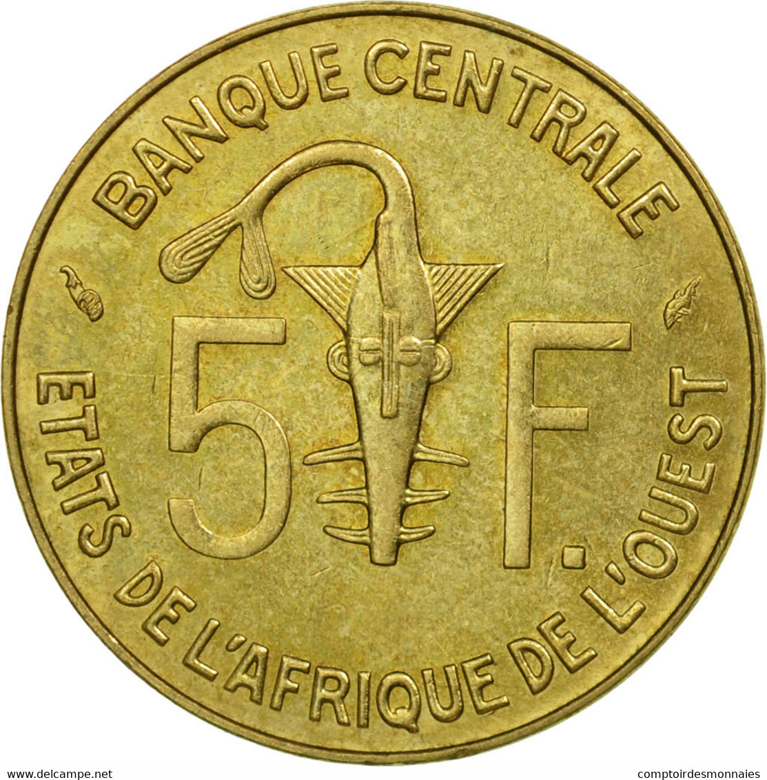 Monnaie, West African States, 5 Francs, 1984, Paris, TTB - Côte-d'Ivoire