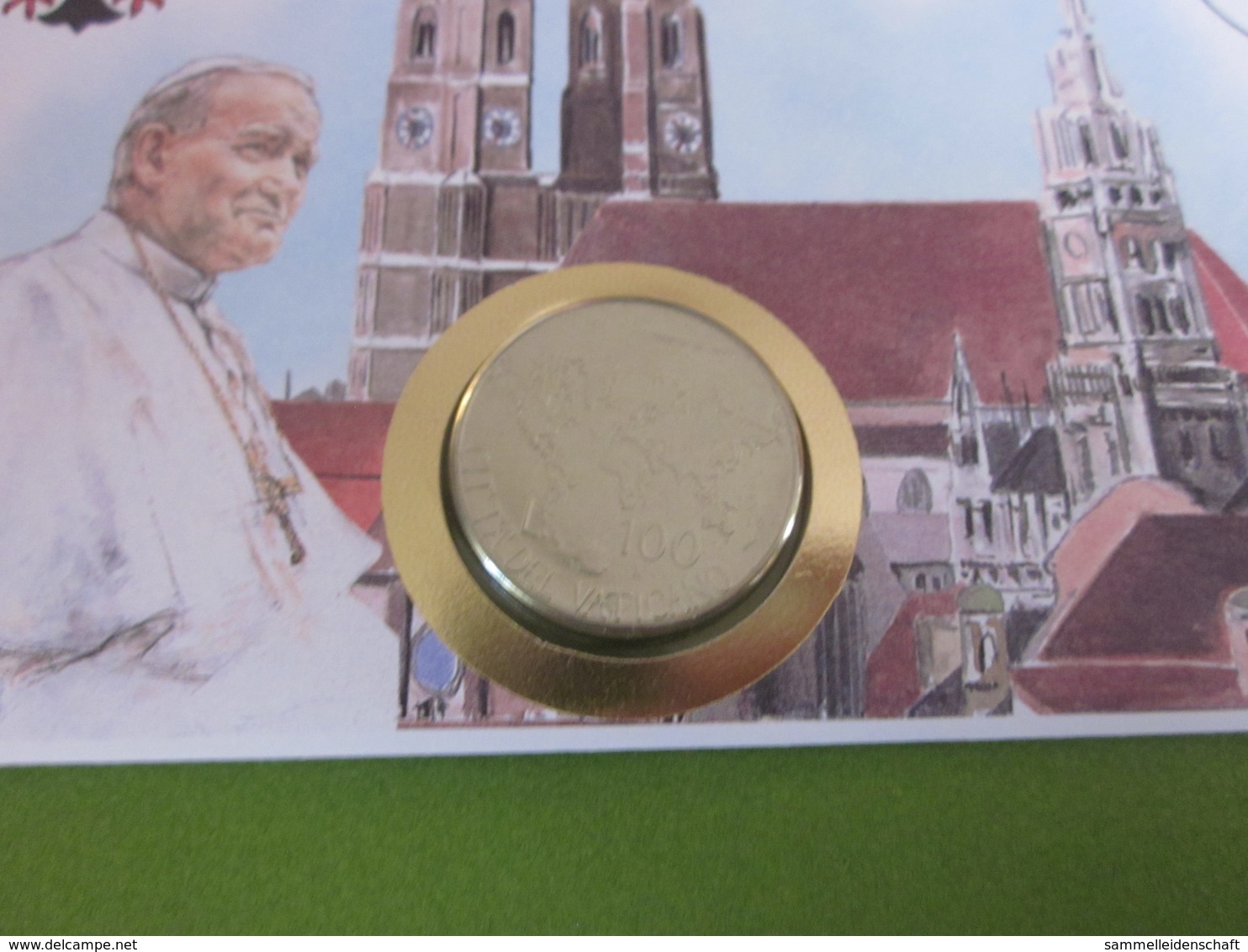 Numisbrief Der Papst Zu Gast Münze Medaille 1987 Vatikan - Vatican