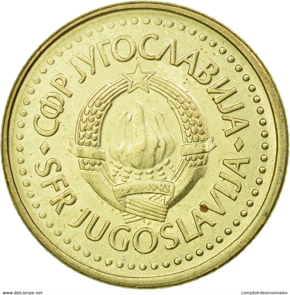 Monnaie, Yougoslavie, Dinar, 1984, TTB+, Nickel-brass, KM:86 - Yougoslavie