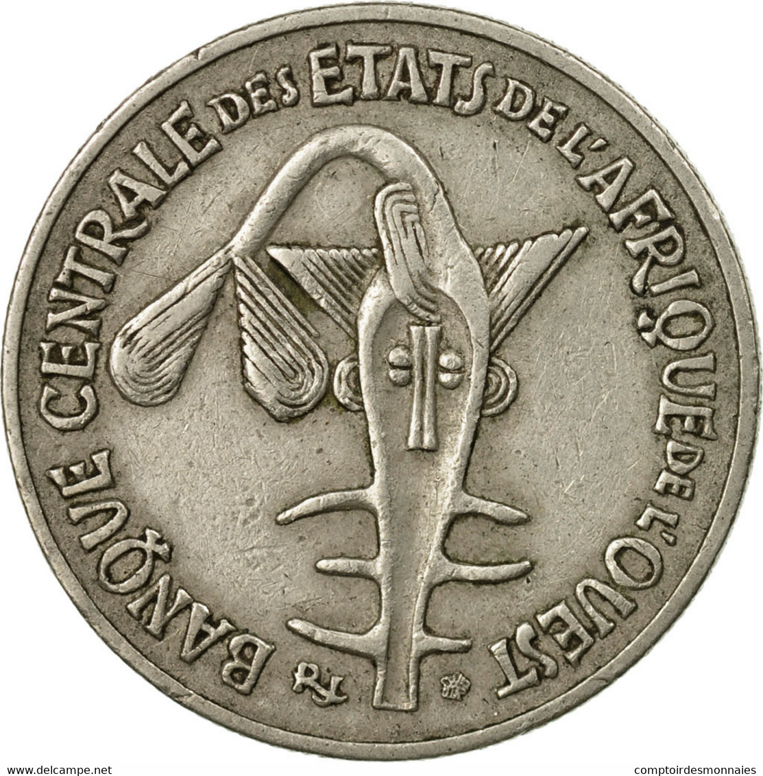 Monnaie, West African States, 50 Francs, 1972, Paris, TB+, Copper-nickel, KM:6 - Côte-d'Ivoire