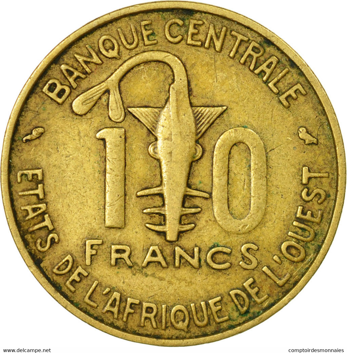 Monnaie, West African States, 10 Francs, 1969, Paris, TB+ - Côte-d'Ivoire
