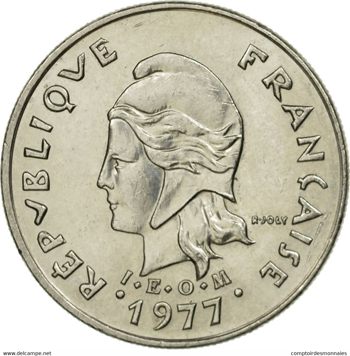 Monnaie, Nouvelle-Calédonie, 10 Francs, 1977, Paris, TTB, Nickel, KM:11 - Nouvelle-Calédonie