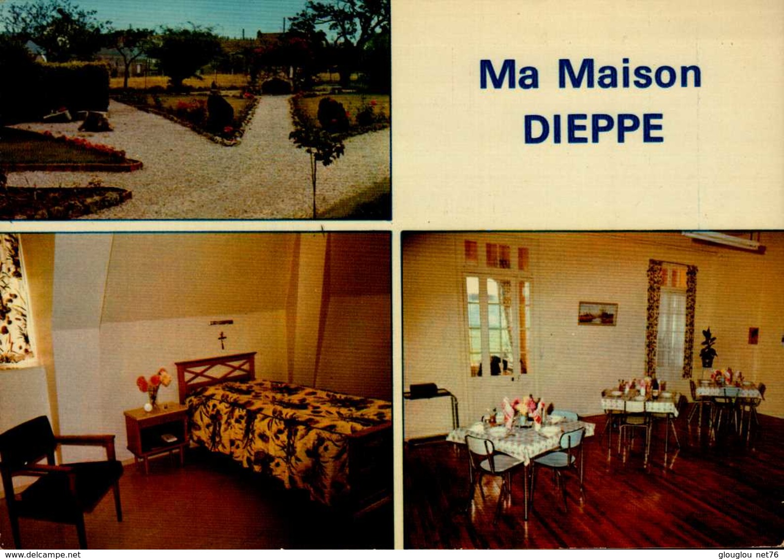 76-DIEPPE  "MA MAISON"..3 VUES...CPM - Dieppe