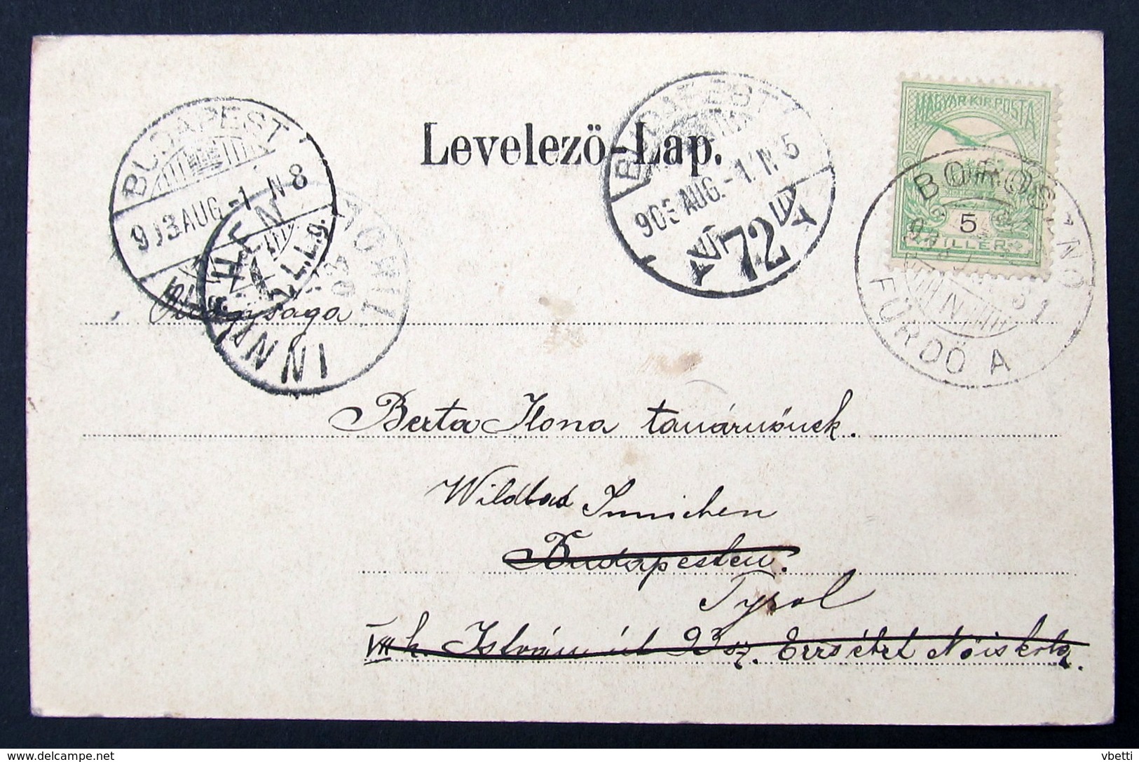 Slovakia / Hungary: Szliács (Sliac), Bellevue 1903 - Slovacchia