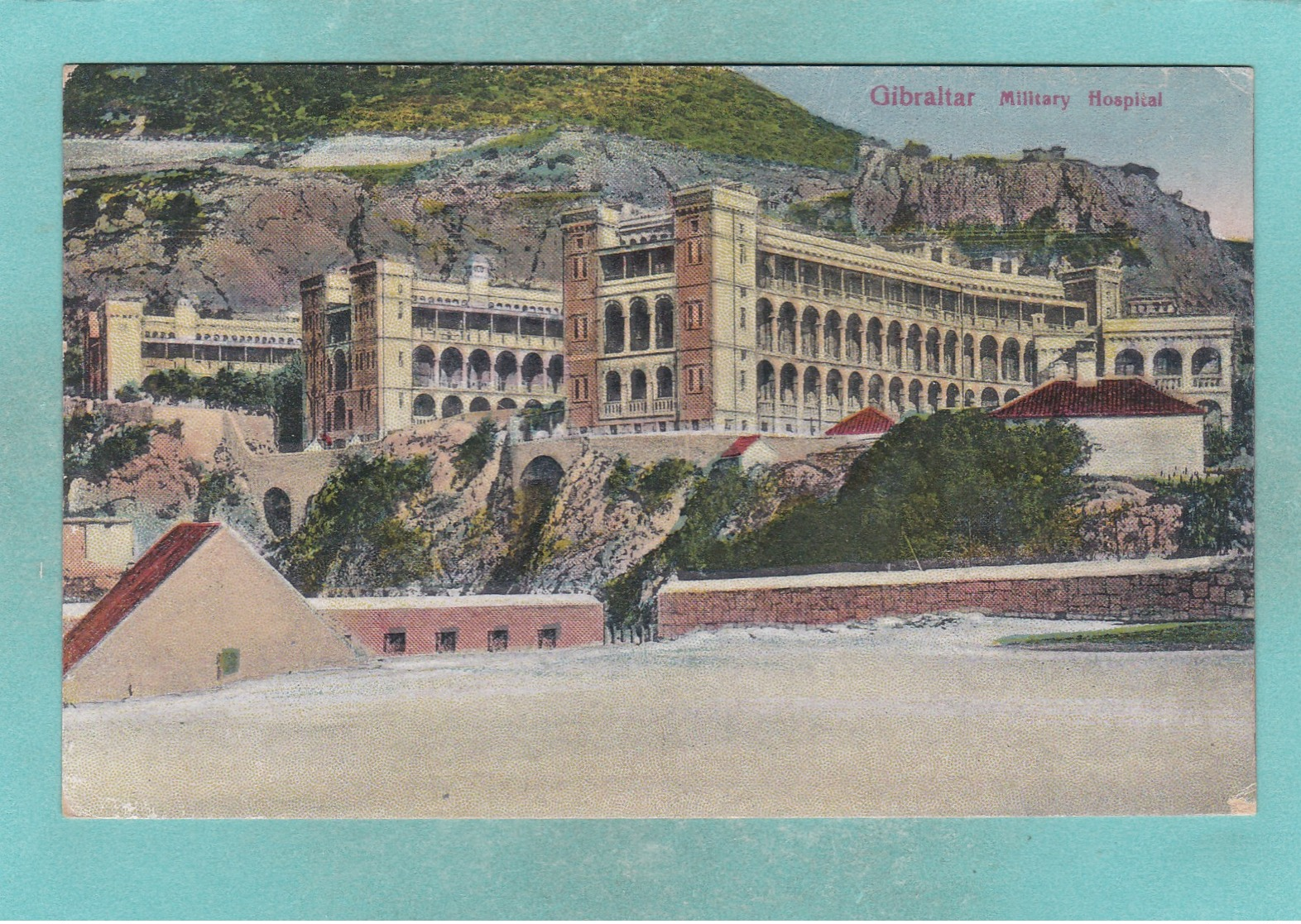 Old Post Card Of Military Hospital,Gibraltar,R58. - Gibraltar