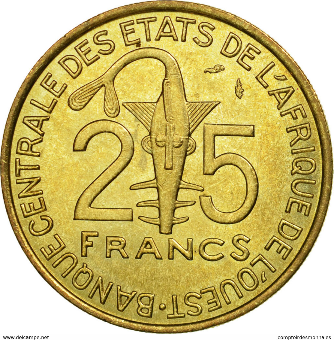 Monnaie, West African States, 25 Francs, 1978, Paris, TTB, Aluminum-Bronze, KM:5 - Elfenbeinküste