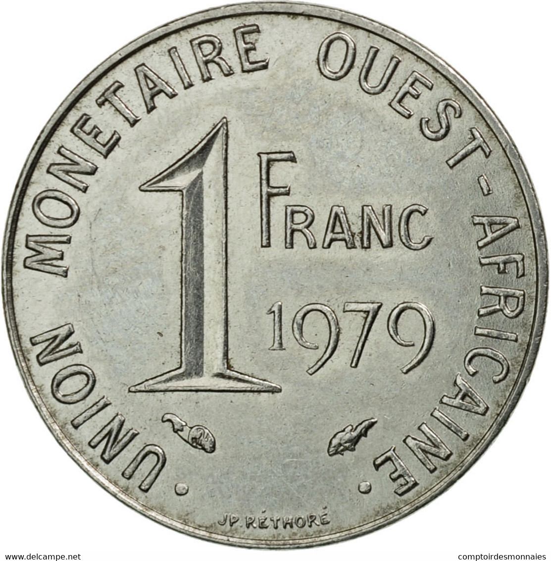 Monnaie, West African States, Franc, 1979, Paris, TTB, Steel, KM:8 - Ivory Coast