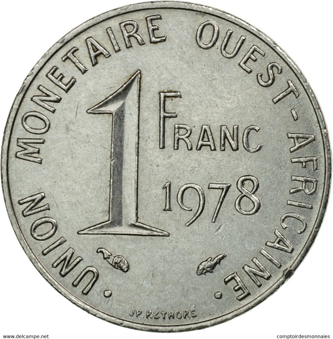 Monnaie, West African States, Franc, 1978, Paris, TTB, Steel, KM:8 - Elfenbeinküste