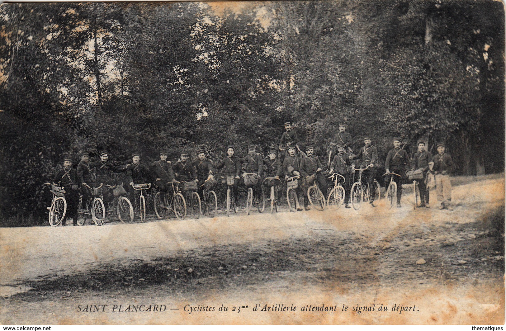 Thématiques 2018 Commémoration Fin De Guerre 1914 1918 Haute Garonne 31 Saint Plancard Cyclistes Du 23 Eme D'Artillerie - Guerre 1914-18
