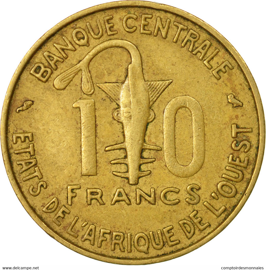 Monnaie, West African States, 10 Francs, 1973, Paris, TB+ - Côte-d'Ivoire
