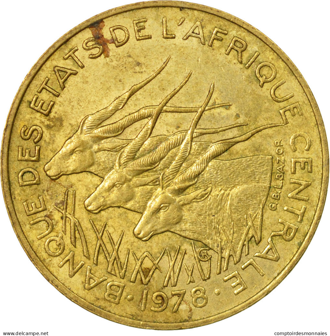 Monnaie, États De L'Afrique Centrale, 10 Francs, 1978, Paris, TB+ - Centraal-Afrikaanse Republiek