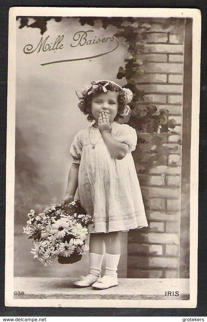 Mille Baisers De Cette Petite Fille Envoyée Gembloux 1909 - Portretten