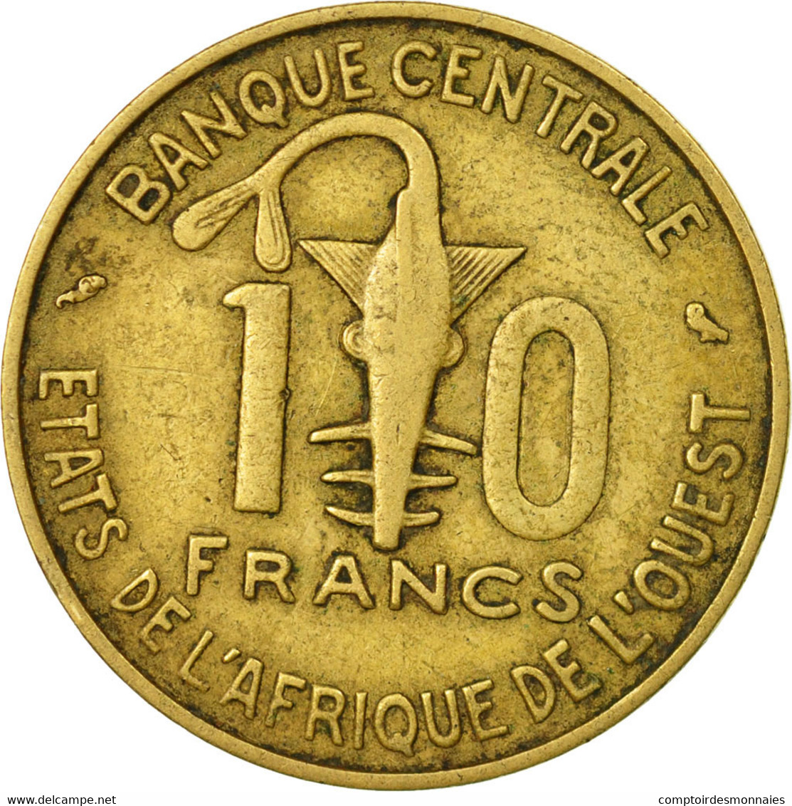 Monnaie, West African States, 10 Francs, 1966, Paris, TB+ - Costa De Marfil