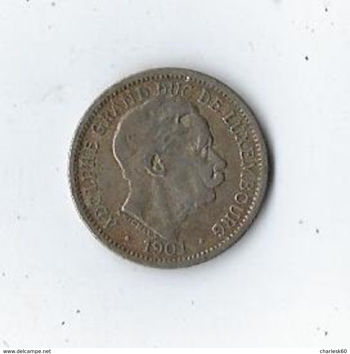 Luxembourg Adolphe Grand Duc 10 Centimes 1901 - Luxembourg