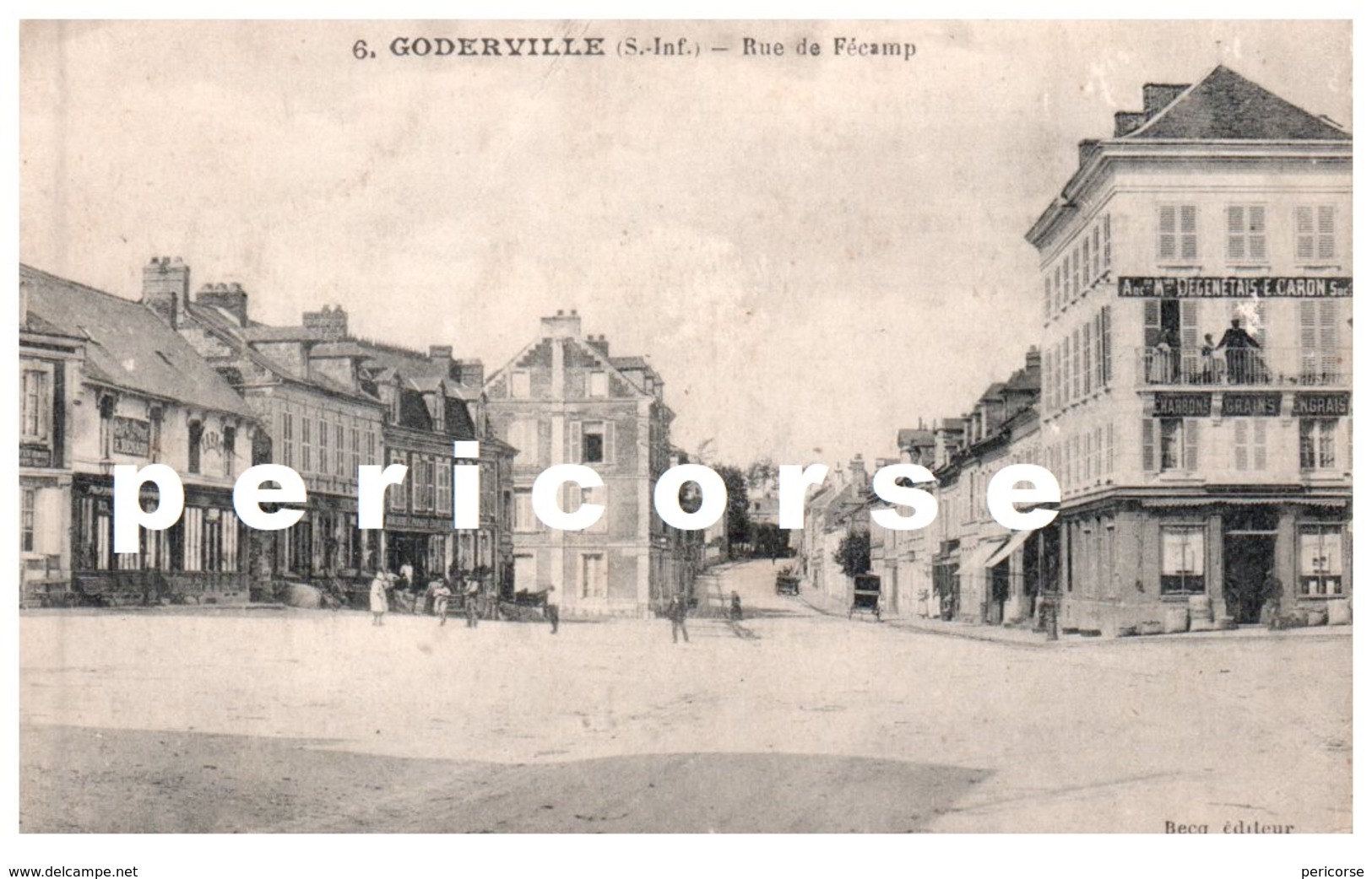 76  Goderville  Commerces  Rue De Fécamp - Goderville