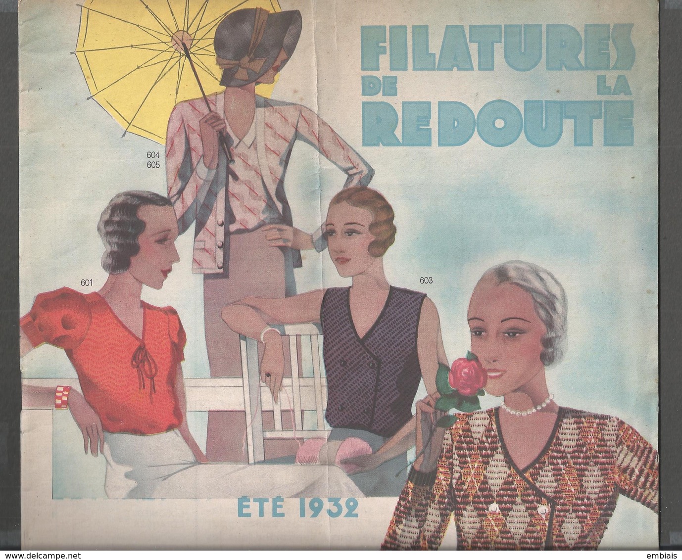 59 -ROUBAIX- Filature De La Redoute .Catalogue ETE 1932.Un Grand Magasin Dans Une Grande Usine. - Publicités