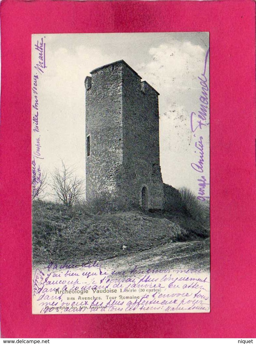 Suisse, VD Vaud, Avenches, Tour Romaine, Archéologie Vaudoise, 1904 - Avenches