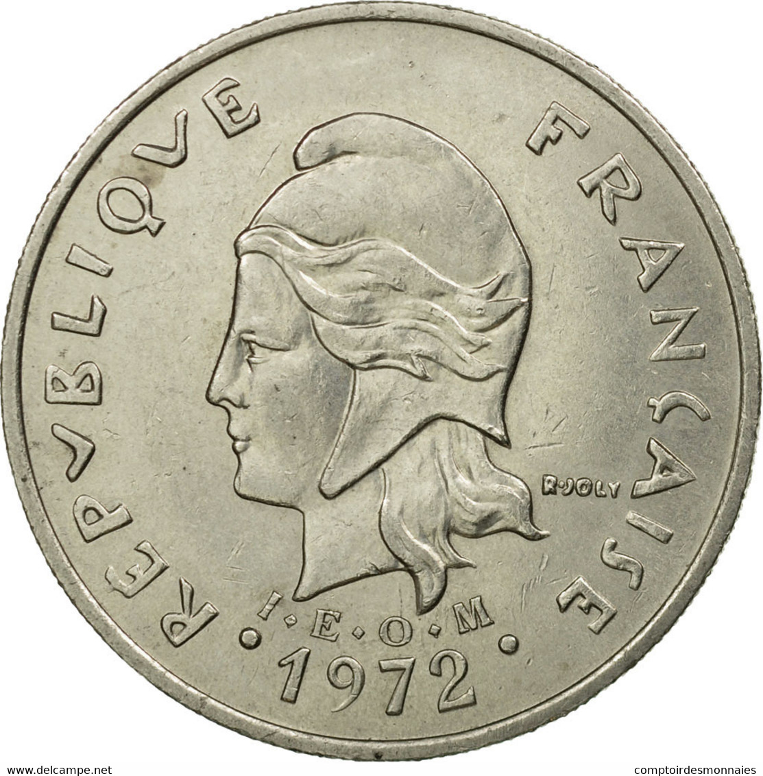 Monnaie, Nouvelle-Calédonie, 20 Francs, 1972, Paris, TTB, Nickel, KM:12 - Nueva Caledonia