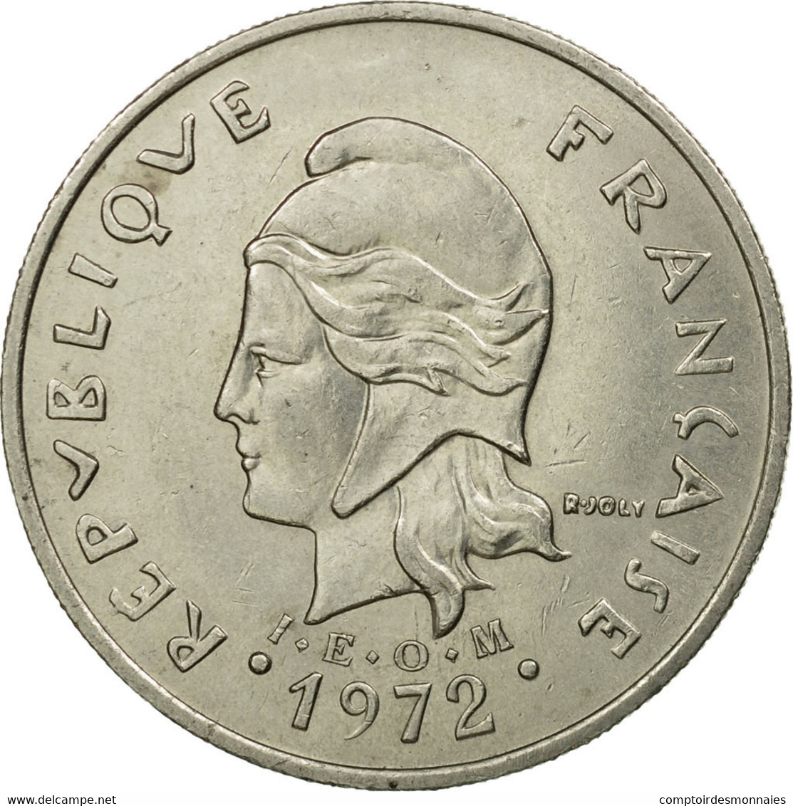 Monnaie, Nouvelle-Calédonie, 20 Francs, 1972, Paris, TTB, Nickel, KM:12 - New Caledonia