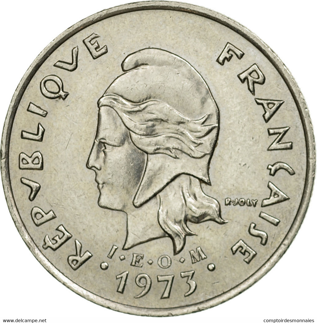 Monnaie, Nouvelle-Calédonie, 10 Francs, 1973, Paris, TTB, Nickel, KM:11 - New Caledonia