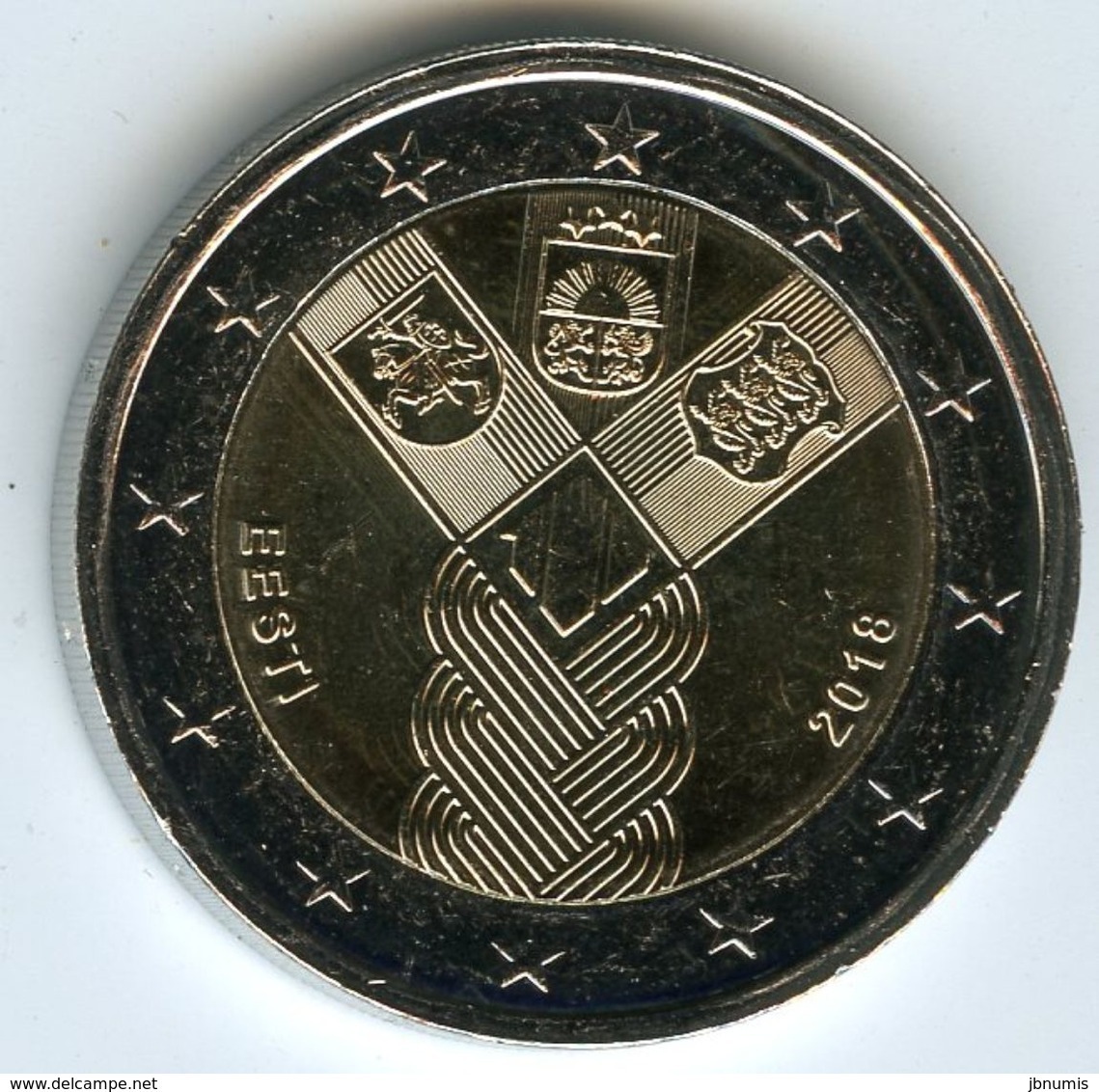 Estonie Estonia 2 Euro 2018 100 Ans D'indépendance UNC - Estonie