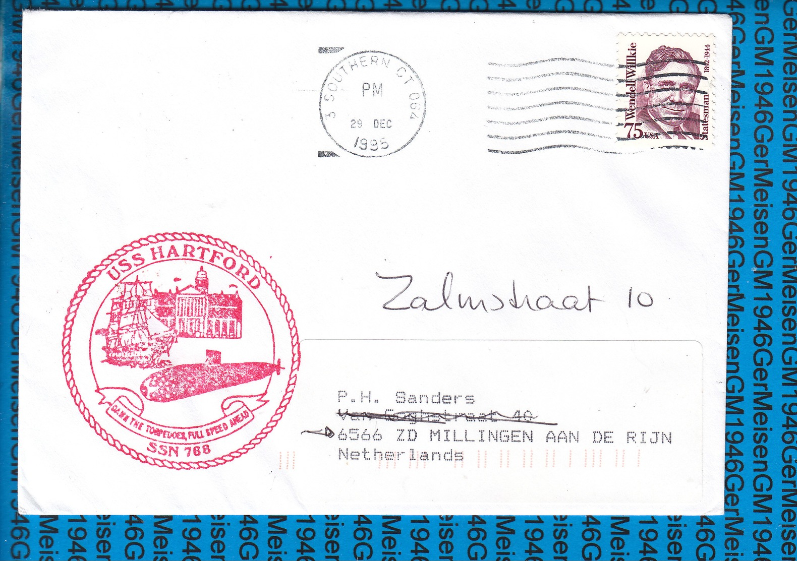 USA Cover US Navy / USS Hartford SSN-768 - Lettres & Documents