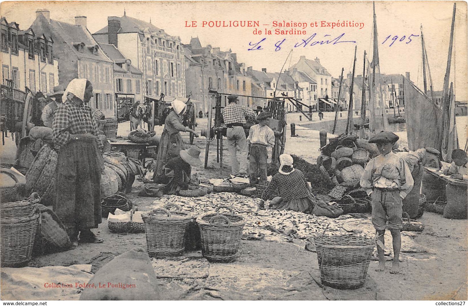 44-LE-POULIGUEN-SALAISON ET  EXPEDITION DE LA SARDINE - Le Pouliguen