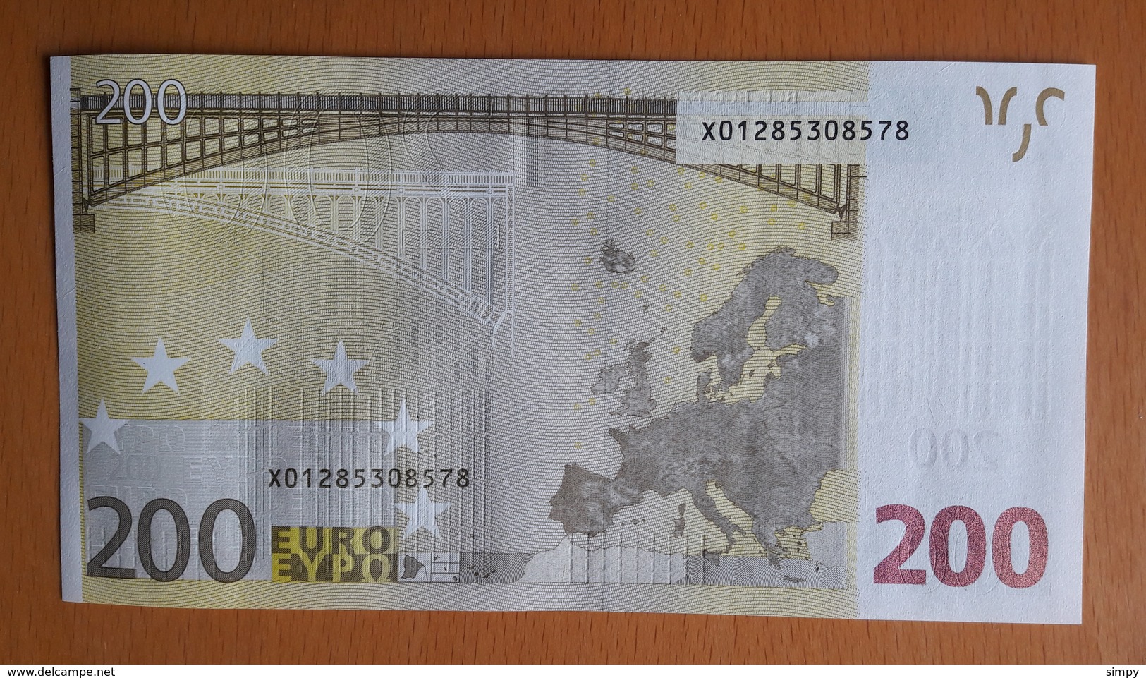 GERMANY 200 Euro 2002 DUISENBERG  Letter X UNC Print Code R005 G3 - 200 Euro