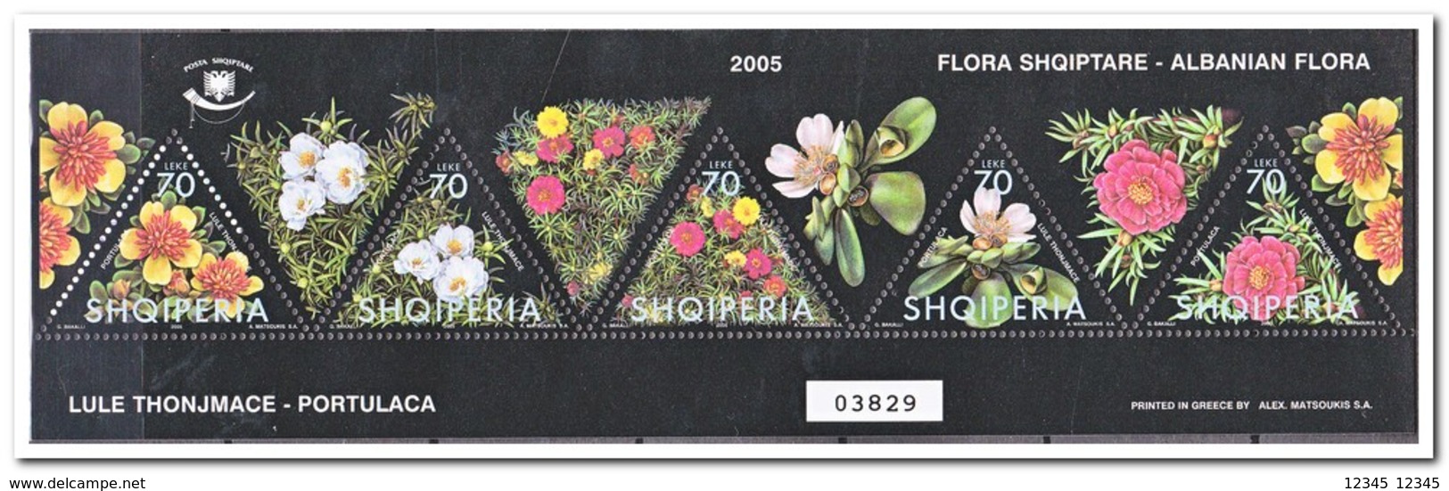 Albanië 2005, Postfris MNH, Flowers - Albania